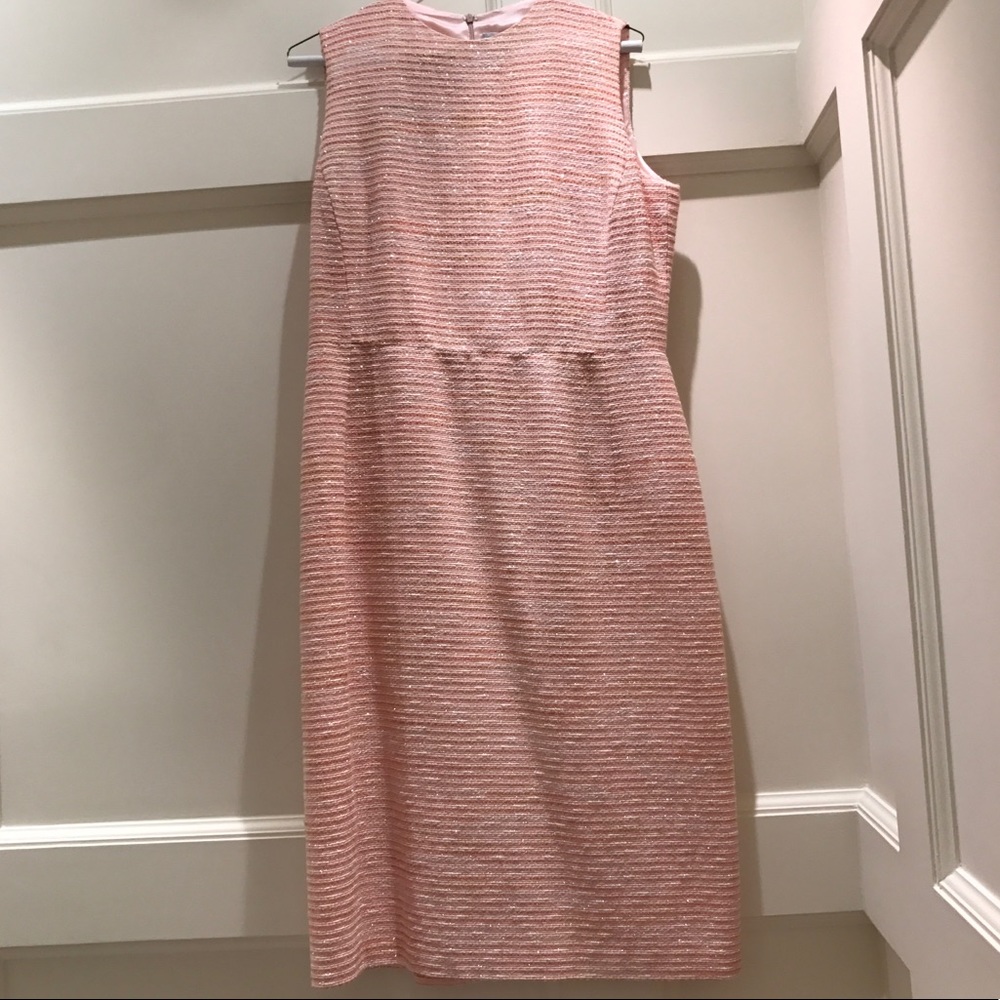 Barneys New York Pink Tweed Dress Size 48